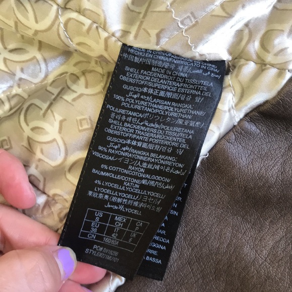 Guess Bomber/motorcycle Jacket - Picture 8 of 9